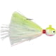 VMC Hot Skirt Glow Jig, Chartreuse White, 1/32oz, HSG132-CHW