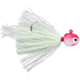 VMC Hot Skirt Glow Jig, Red White, 1/16oz, HSG116-RDWHT