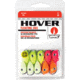 VMC Hover Jig, Floating Jig Head, #4 Size, #2 Hook, Glow Kit Assorted Glow Colors, 10 Pk, HVJ#4GK