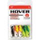VMC Hover Jig, Floating Jig Head, #4 Size, #2 Hook, Kit Assorted Colors, 10 Pk, HVJ#4K