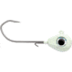 VMC Sleek Jig, 1/8oz, Number 1/0 Hook, Glow, 4/Pack, SLJ18-GL
