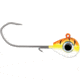 VMC Sleek Jig, 3/8oz Number 2/0 Hook, Orange Fire UV, 4/Pack, SLJ38-OFU