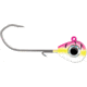 VMC Sleek Jig, 3/8oz Number 2/0 Hook, Pink Fire UV, 4/Pack, SLJ38-PFU