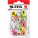 VMC Sleek Jig Glow Kit 1/8oz, Number 1/0 Hooks, 10 Assorted Glow Colours, SLJ18GK