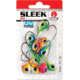 VMC Sleek Jig UV Kit 3/8oz, Number 2/0 Hooks, 10 Assorted UV Colours, SLJ38UVK