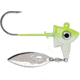 VMC Spin Jig 1/4 Chartreuse Shad 1/4 Oz. 3/0 HK, SPJ14-CHSD