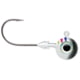 VMC Tungsten Moon Eye Jig, 1/16oz, Glow Black Wonderbread, TMEJ116GBWB
