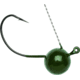 VMC Wacky Weedless Jig 1/0Sz 1/4oz Green Pumpkin 4Pc, WWJ14-GNPPK