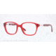 Vogue BABY 82 VO2810 Eyeglass Frames 1947-43 - Matte Red Transp Frame, Demo Lens Lenses