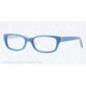 Vogue BABY 83 VO2811 Bifocal Prescription Eyeglasses 2075-45 - Light Blue/dark Blue/azure Frame, Demo Lens Lenses