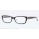 Vogue BABY 83 VO2811 Bifocal Prescription Eyeglasses W827-45 - Top Black/transparent Frame, Demo Lens Lenses