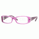 Vogue Eyeglasses VO2595B with No-Line Progressive Rx Prescription Lenses 1641-5215 - Violet Transparent 