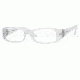 Vogue Eyeglasses VO2595B with No-Line Progressive Rx Prescription Lenses W745-5215 - Transparent 