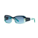 Vogue Prescription Sunglasses VO2606S VO2606S-22378F-55 - Lens Diameter 55 mm, Frame Color Gray Blue Op Grad/aquamarine