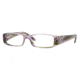 Vogue VO 2590 Eyeglasses Styles Violet Green Striped Frame w/Non-Rx 49 mm Diameter Lenses, 1697-4915