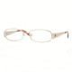 Vogue VO 3745B Eyeglasses w/ Light Gold Frame and Non-Rx 51 mm Diameter Lenses, 848-5116