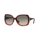 Vogue VO2695S Single Vision Prescription Sunglasses VO2695S-234811-59 - Lens Diameter 59 mm, Frame Color Red Brick Grad Fire Red