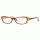 Vogue VO2707 Eyeglass Frames 1943-5016 - Top Havana On Orange Frame