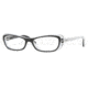 Vogue VO2707 Eyeglass Frames W827-5016 - Top Black / Transparent Frame