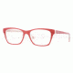 Vogue VO2714 Progressive Prescription Eyeglasses 2013-5216 - Top Red/Pink Frame, Demo Lens Lenses