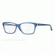 Vogue VO2714 Progressive Prescription Eyeglasses 2171S-52 - Top Matte Blue Transp Frame