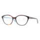 Vogue VO2764 Single Vision Prescription Eyeglasses 2018-5217 - Top Havana/Azure Frame, Demo Lens Lenses