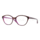 Vogue VO2764 Single Vision Prescription Eyeglasses 2019-5217 - Top Havana Violet Frame, Demo Lens Lenses