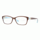 Vogue VO2765B Single Vision Prescription Eyeglasses 2011-5316 - Top Light Brown/Opal Frame, Demo Lens Lenses