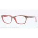 Vogue VO2767 Eyeglass Frames 1987-50 - Top Beige/Red Tr