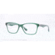 Vogue VO2787 Single Vision Prescription Eyeglasses 2169-51 - Top Green/transparent Frame
