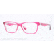 Vogue VO2787 Single Vision Prescription Eyeglasses 2172-51 - Top Fuxia/transparent Frame