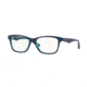 Vogue VO2787 Single Vision Prescription Eyeglasses 2278-51 - Bluette/Orange/Azure Tr Frame