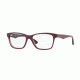 Vogue VO2787 Single Vision Prescription Eyeglasses 2584-53 - Top Dark Red/red Transp Frame
