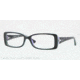 Vogue VO2807B Eyeglass Frames 1989-51 - Top Petroleum Green/violet Tr Frame, Demo Lens Lenses