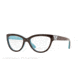 Vogue VO2865 Bifocal Prescription Eyeglasses 2185-52 - Top Brown/pearl Azure Frame