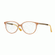 Vogue VO2866 Eyeglass Frames 2179S-55 - Top Matte Beige Transp Frame