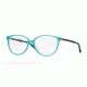 Vogue VO2866 Eyeglass Frames 2181S-55 - Top Matte Aqua Green Transp Frame