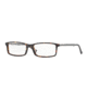 Vogue VO2867 Single Vision Prescription Eyeglasses W656S-52 - Matte Dark Havana Frame
