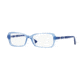 Vogue VO2888B Single Vision Prescription Eyeglasses 2198-52 - Opal Blue Transparent Frame