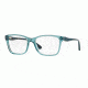 Vogue VO2907 Single Vision Prescription Eyeglasses 2256-52 - Transparent Petroleum Green Frame
