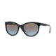 Vogue VO2915S Sunglasses 231148-53 - Top Blue/tr Aqua Green Frame, Azure Grad Pink Grad Brown Lenses