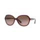 Vogue VO2916SB Sunglasses 232314-58 - Bordeaux/opal Powder Frame, Pink Gradient Brown Lenses