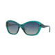 Vogue VO2918S Single Vision Prescription Sunglasses VO2918S-22561G-56 - Lens Diameter 56 mm, Frame Color Transparent Petroleum Green