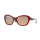 Vogue VO2918S Single Vision Prescription Sunglasses VO2918S-22576U-56 - Lens Diameter 56 mm, Frame Color Transparent Bordeaux