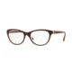 Vogue VO2938B Single Vision Prescription Eyeglasses 2387-52 - Top Dk Bordeaux/pink Transp Frame