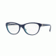 Vogue VO2938B Single Vision Prescription Eyeglasses 2388-52 - Top Dark Blue/blue Transp Frame