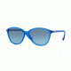 Vogue VO2940S Sunglasses 22818F-58 - Transparent Electric Blue Frame, Blue Gradient Lenses