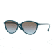 Vogue VO2940SM Single Vision Prescription Sunglasses VO2940SM-229648-58 - Lens Diameter 58 mm, Frame Color Petrol Green/Opal Aqua Green