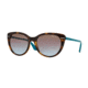 Vogue VO2941S Sunglasses W65648-56 - Dark Havana Frame, Azure Grad Pink Grad Brown Lenses