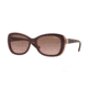 Vogue VO2943SB Sunglasses 238714-55 - Top Dk Bordeaux/pink Transp Frame, Pink Gradient Brown Lenses
